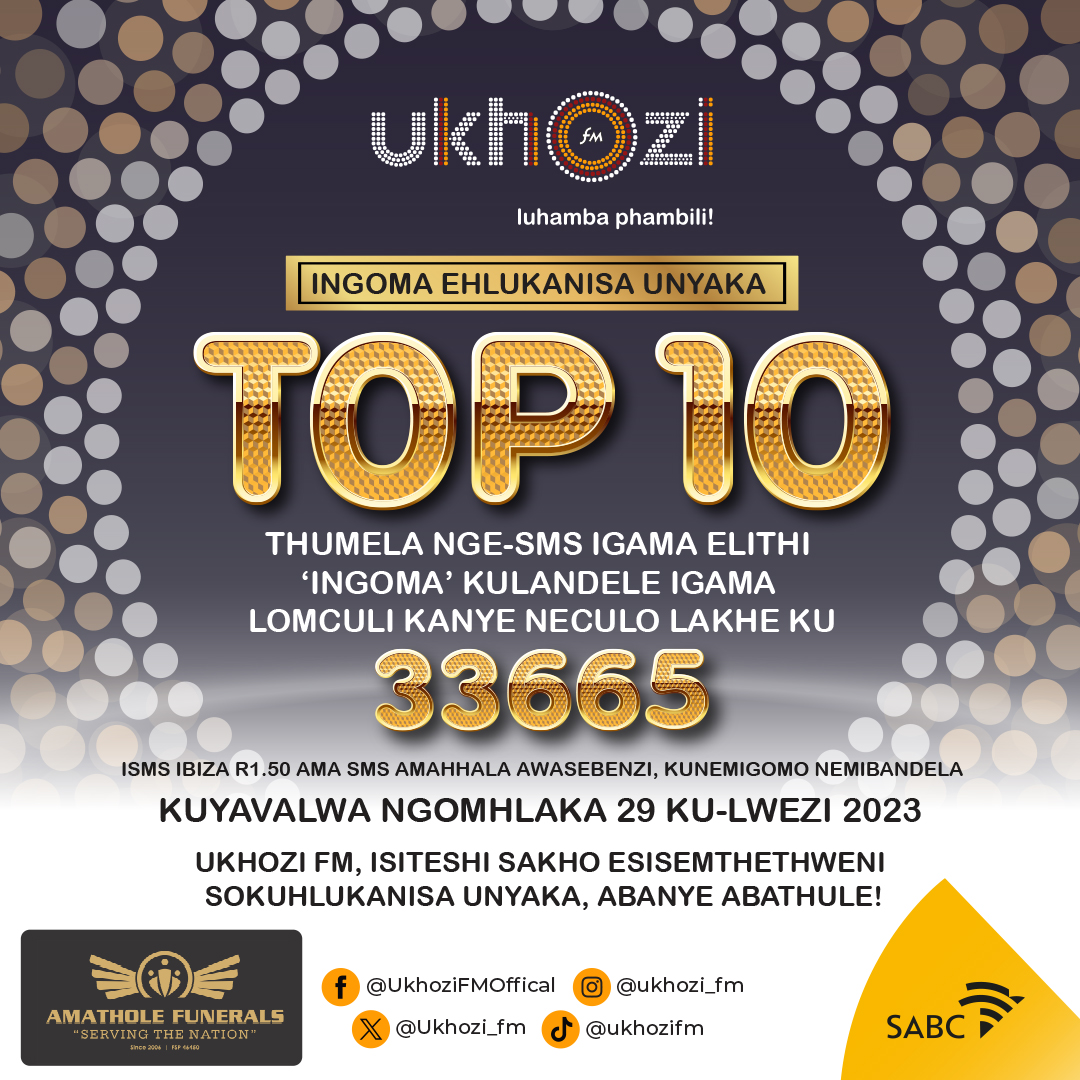 Ingoma Ehlukanisa Unyaka UKHOZIFM ingoma-ehlukanisa-unyaka-ukhozifm